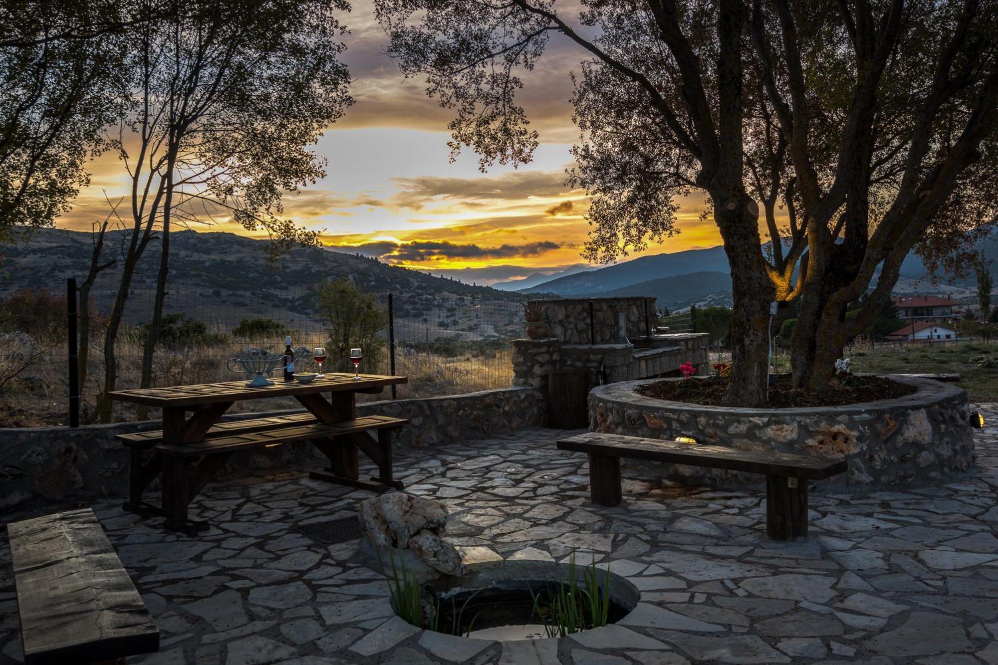 Chalet Renata 1 Livadi Arachovas Kalívia Buitenkant foto
